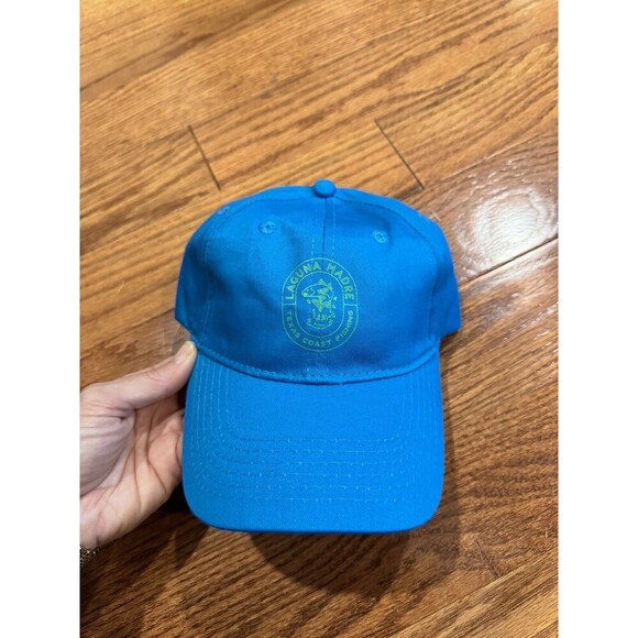 King Ranch Laguna Madre Texas Coast Fishing Cap YOUTH Hat Blue Green NEW - Picture 3 of 5